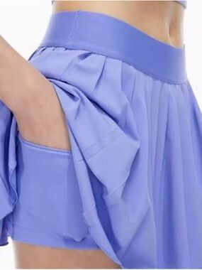 Blue Tna action blue tennis skirt